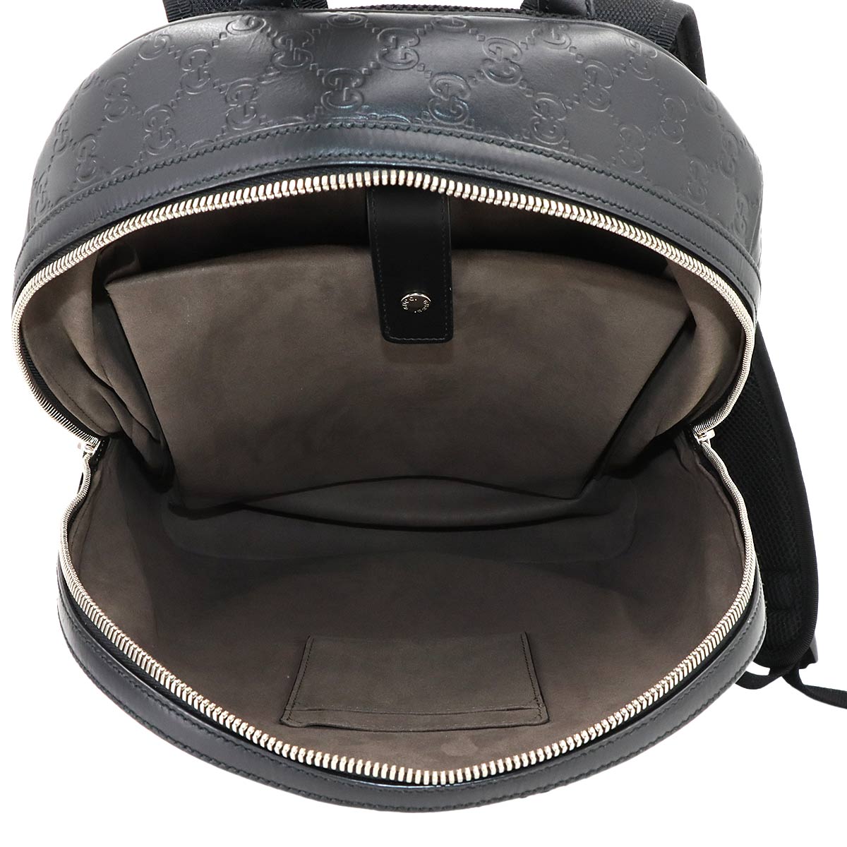 Guccissima Backpack Leather Black 406370 Purse