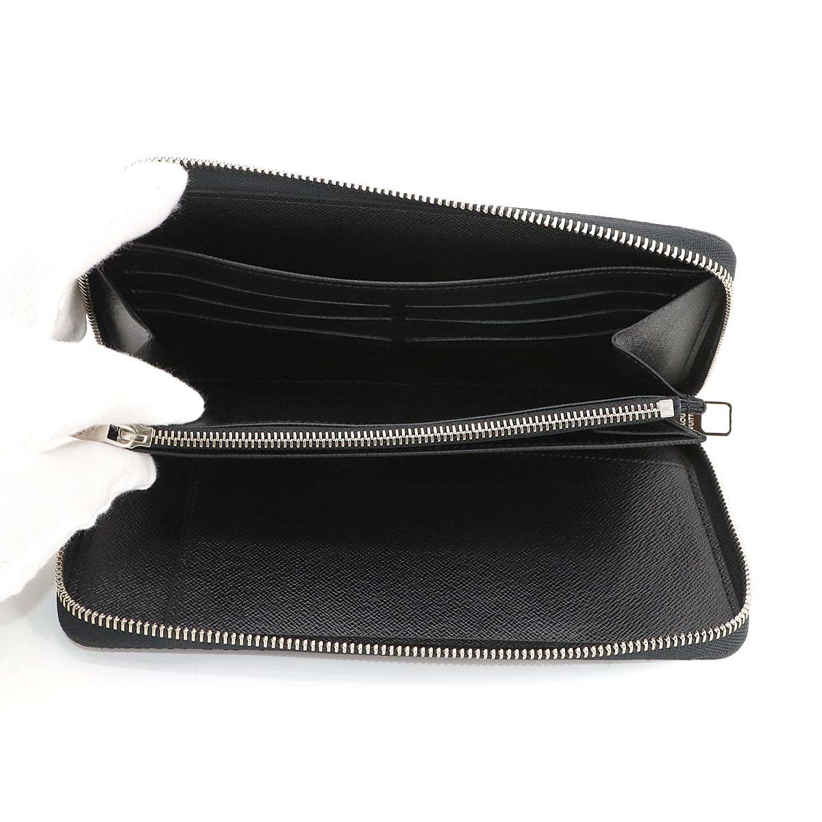 Damier Graphite Zippy Organizer Long Wallet N63077 Purse