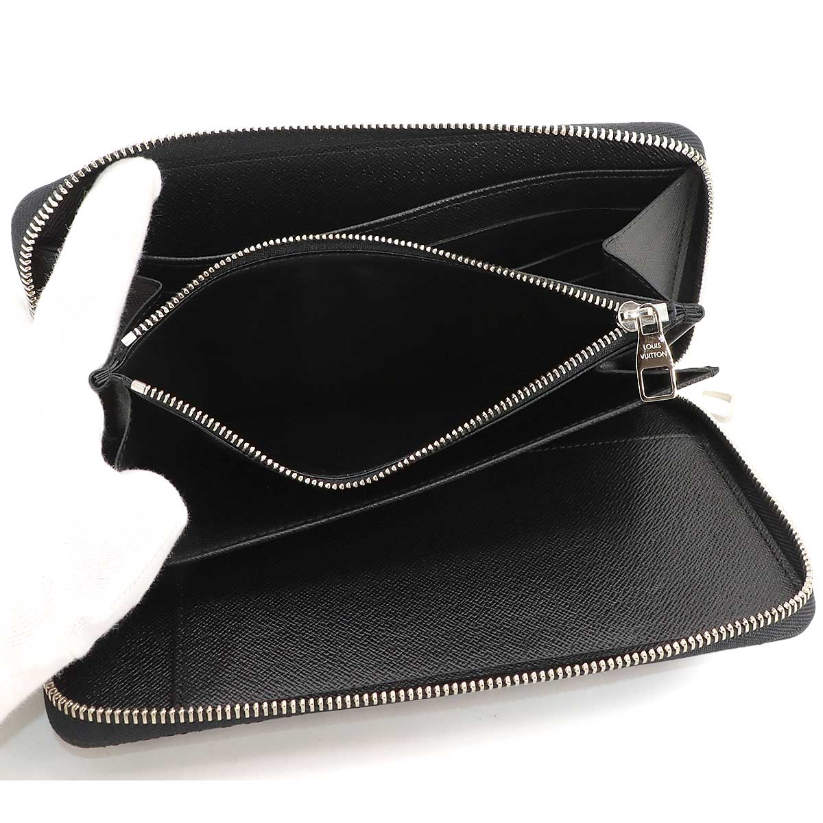 Damier Graphite Zippy Organizer Long Wallet N63077 Purse