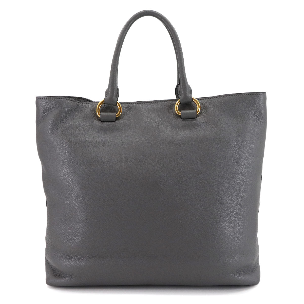 2way Tote Shoulder Bag Leather Marmo Gray 1BG865 Purse