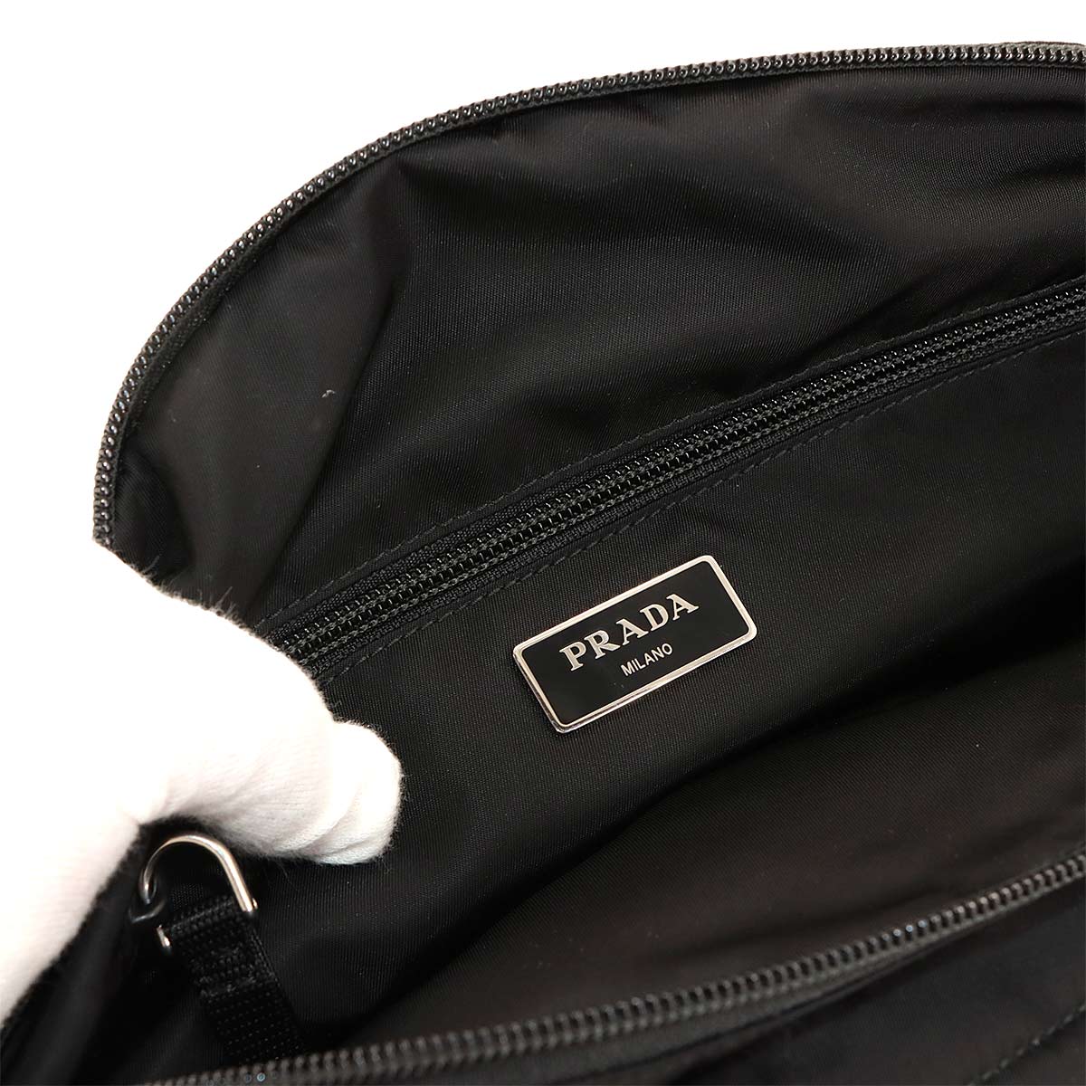 Body Waist Bag Pouch Nylon Nero Black 2VL005 Purse