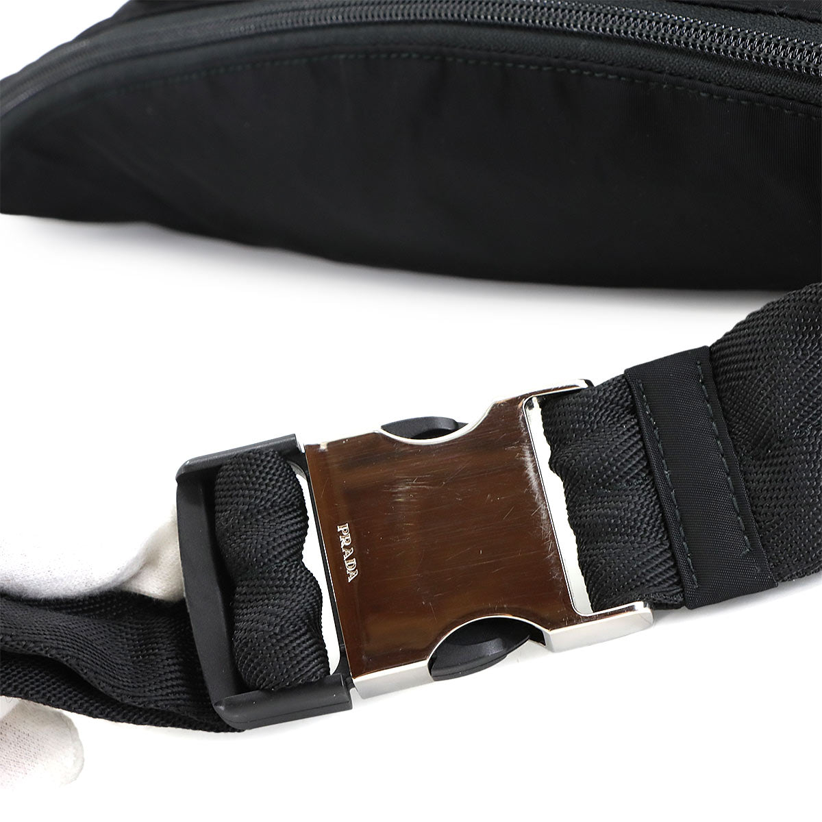 Body Waist Bag Pouch Nylon Nero Black 2VL005 Purse