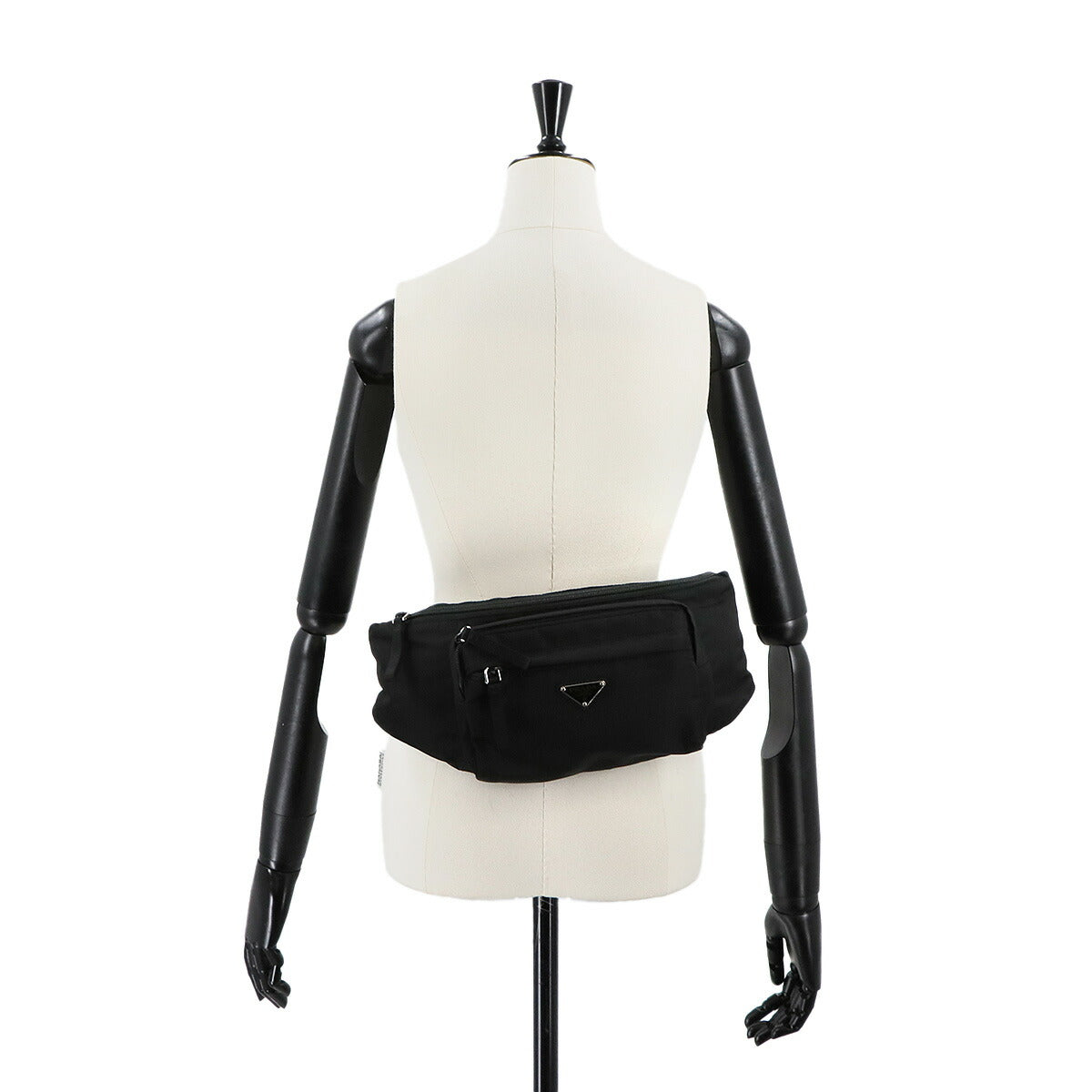 Body Waist Bag Pouch Nylon Nero Black 2VL005 Purse