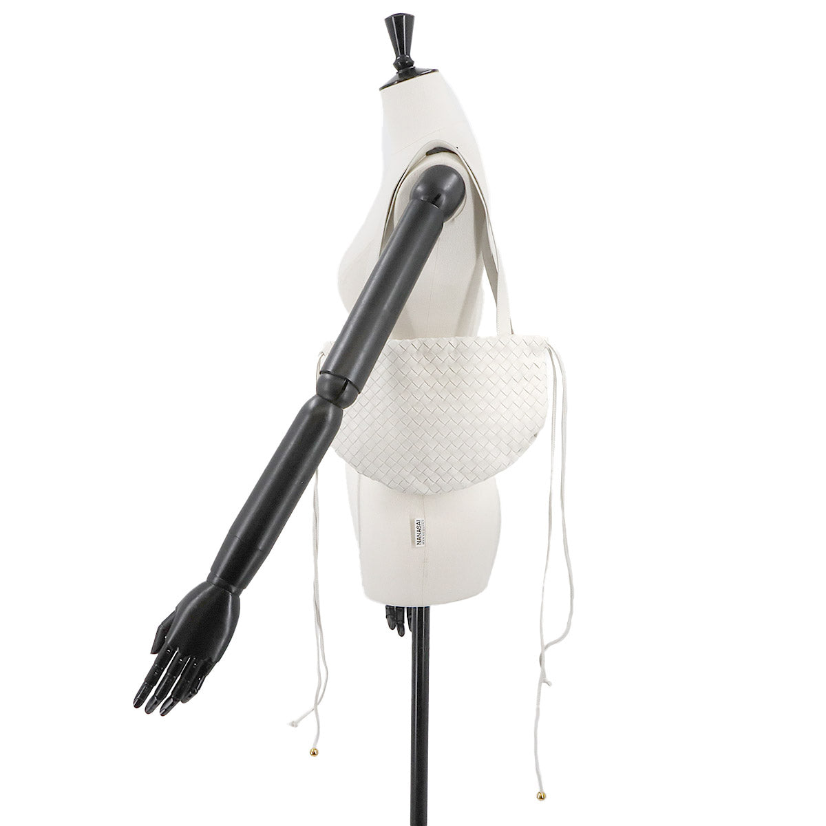 Intrecciato The Bulb Small Shoulder Bag 651811 White