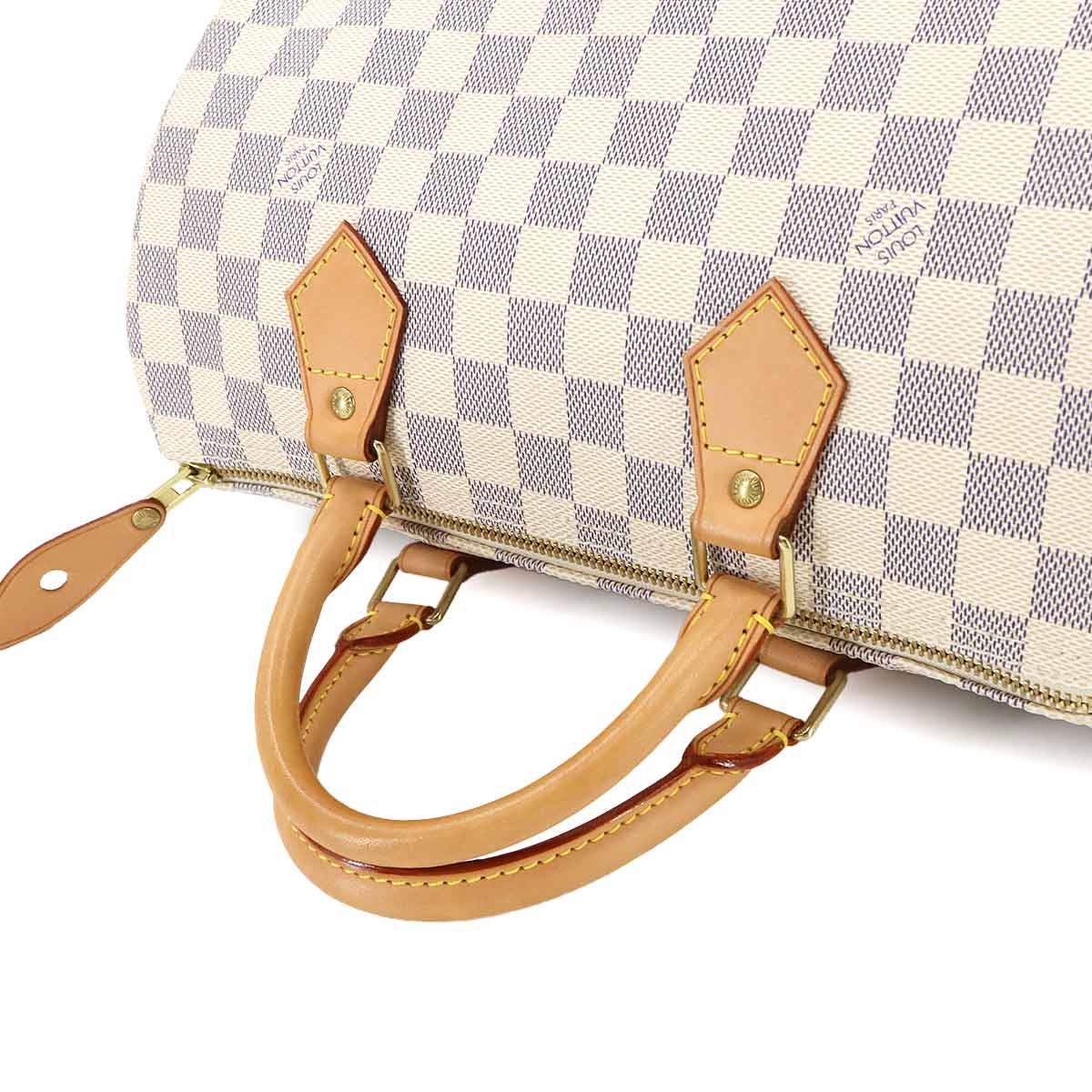Damier Azur Speedy 30 Hand Bag white N41533 Purse
