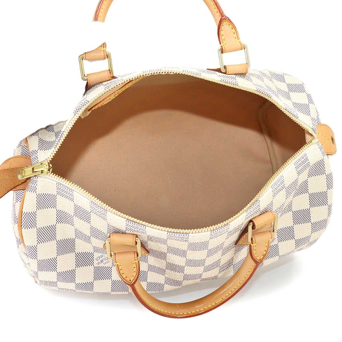 Damier Azur Speedy 30 Hand Bag white N41533 Purse