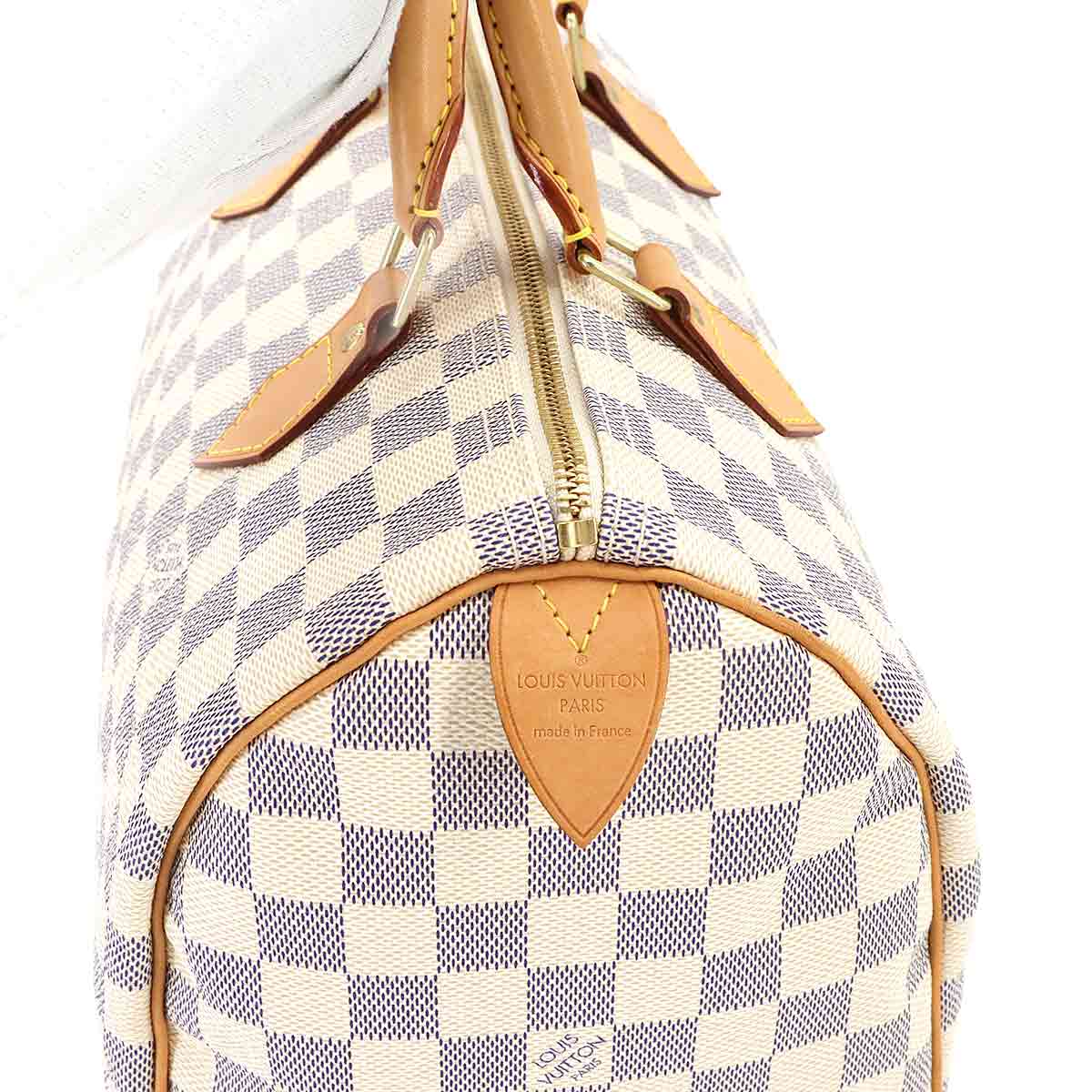 Damier Azur Speedy 30 Hand Bag white N41533 Purse
