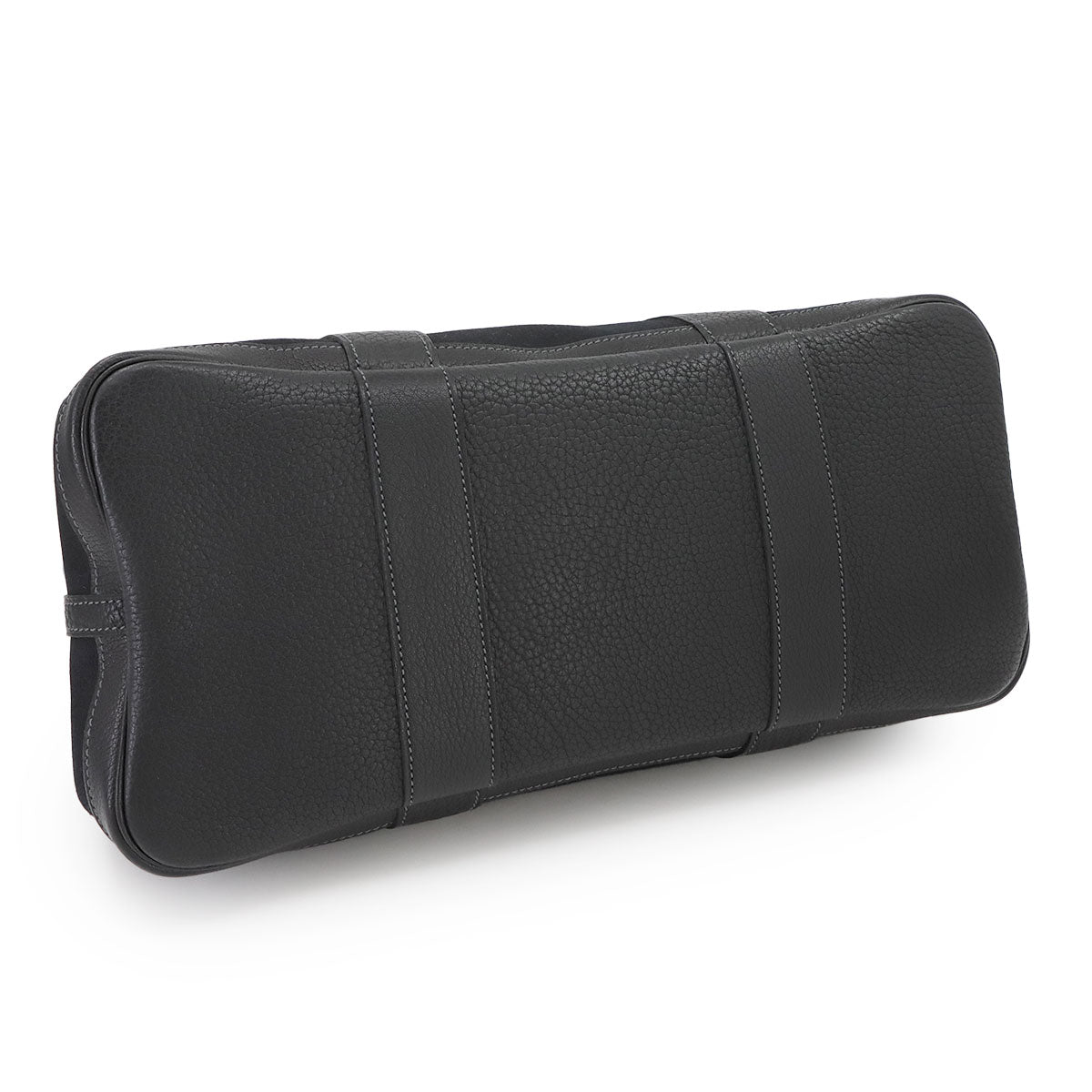 Garden Party PM Tote Bag Toile Officier Leather Black