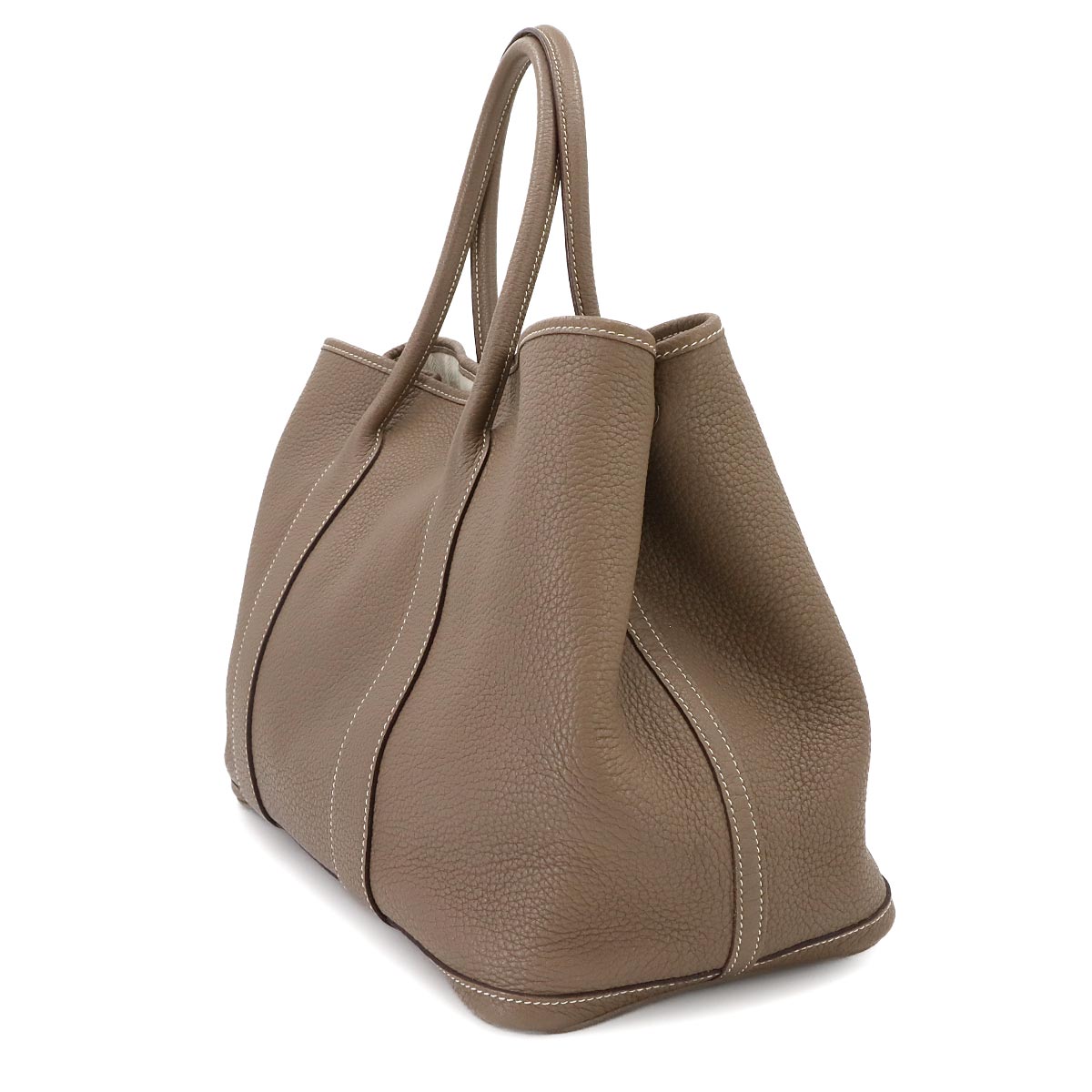 Garden Party 36 PM Tote Bag Negonda Leather Etoupe Purse