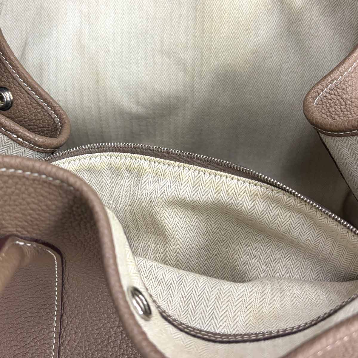 Garden Party 36 PM Tote Bag Negonda Leather Etoupe Purse