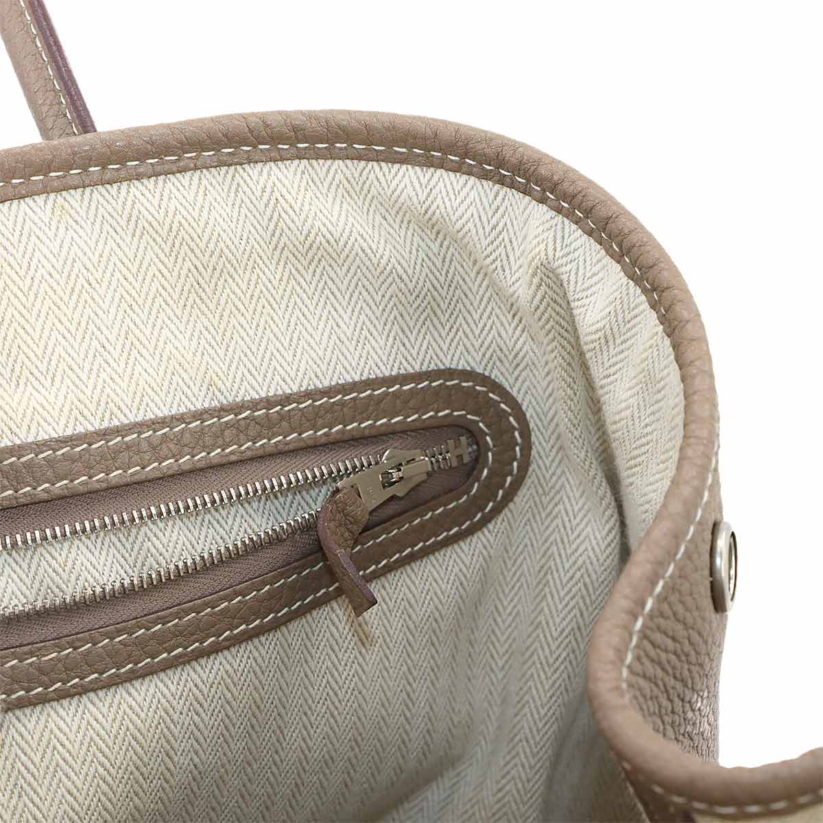 Garden Party 36 PM Tote Bag Negonda Leather Etoupe Purse