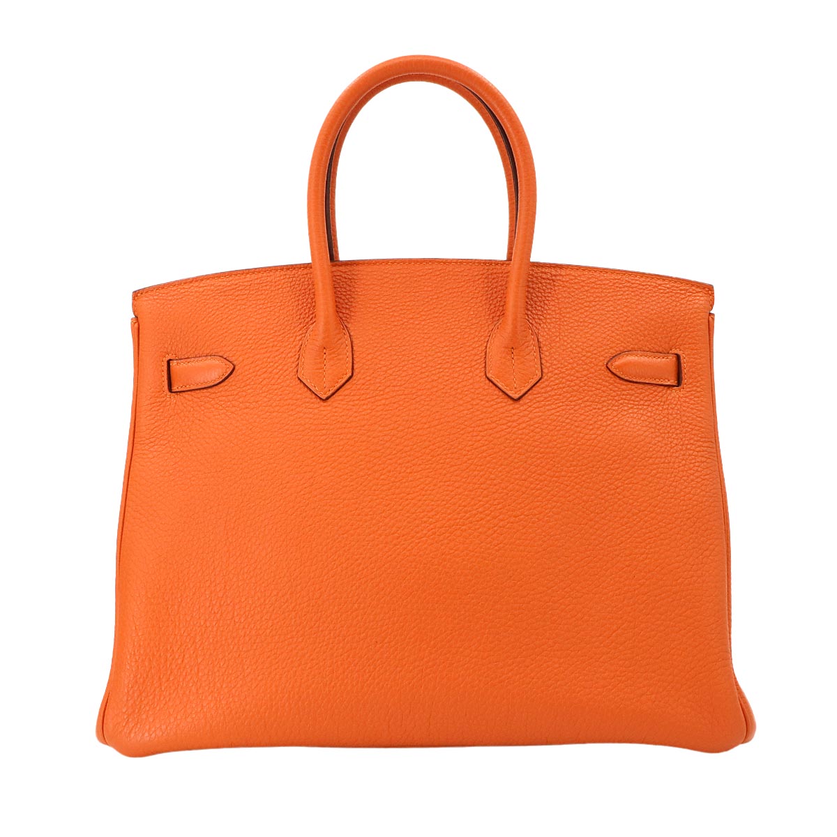 Birkin 35 Hand Bag Togo Orange Purse