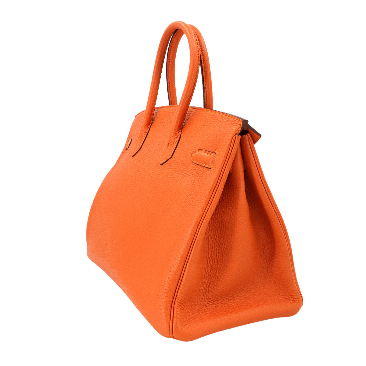 Birkin 35 Hand Bag Togo Orange Purse