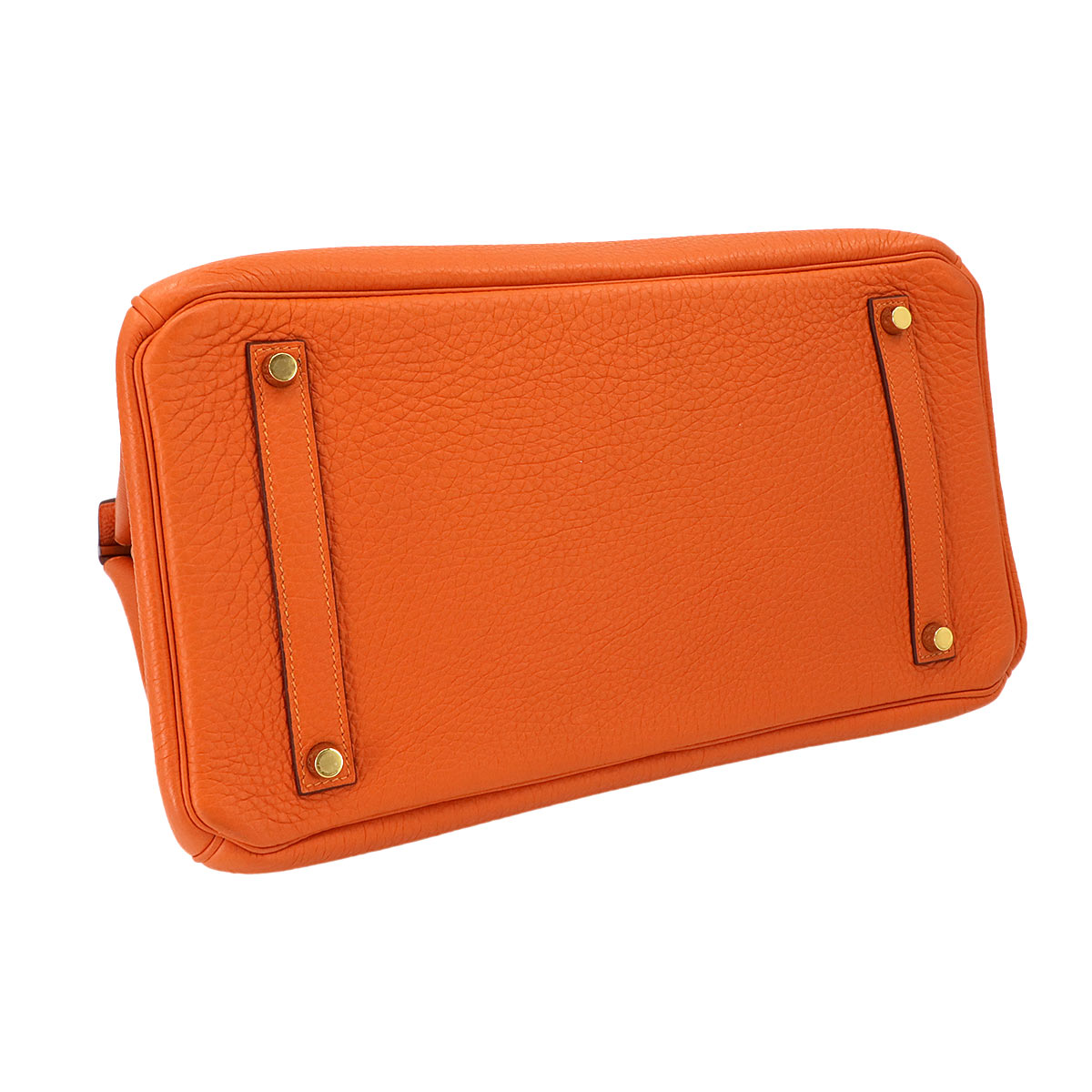 Birkin 35 Hand Bag Togo Orange Purse