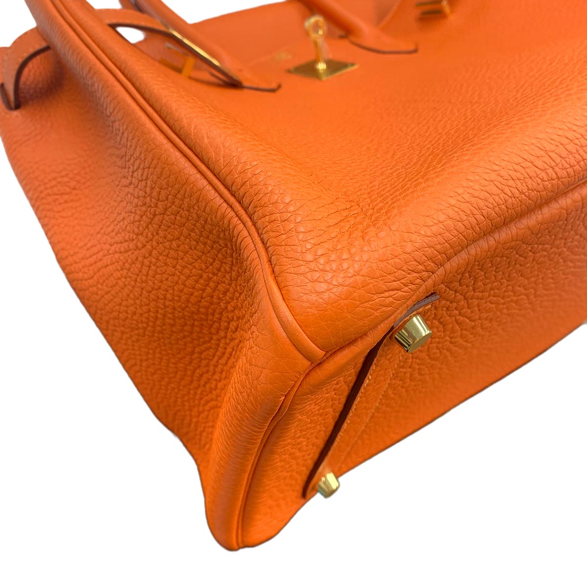 Birkin 35 Hand Bag Togo Orange Purse