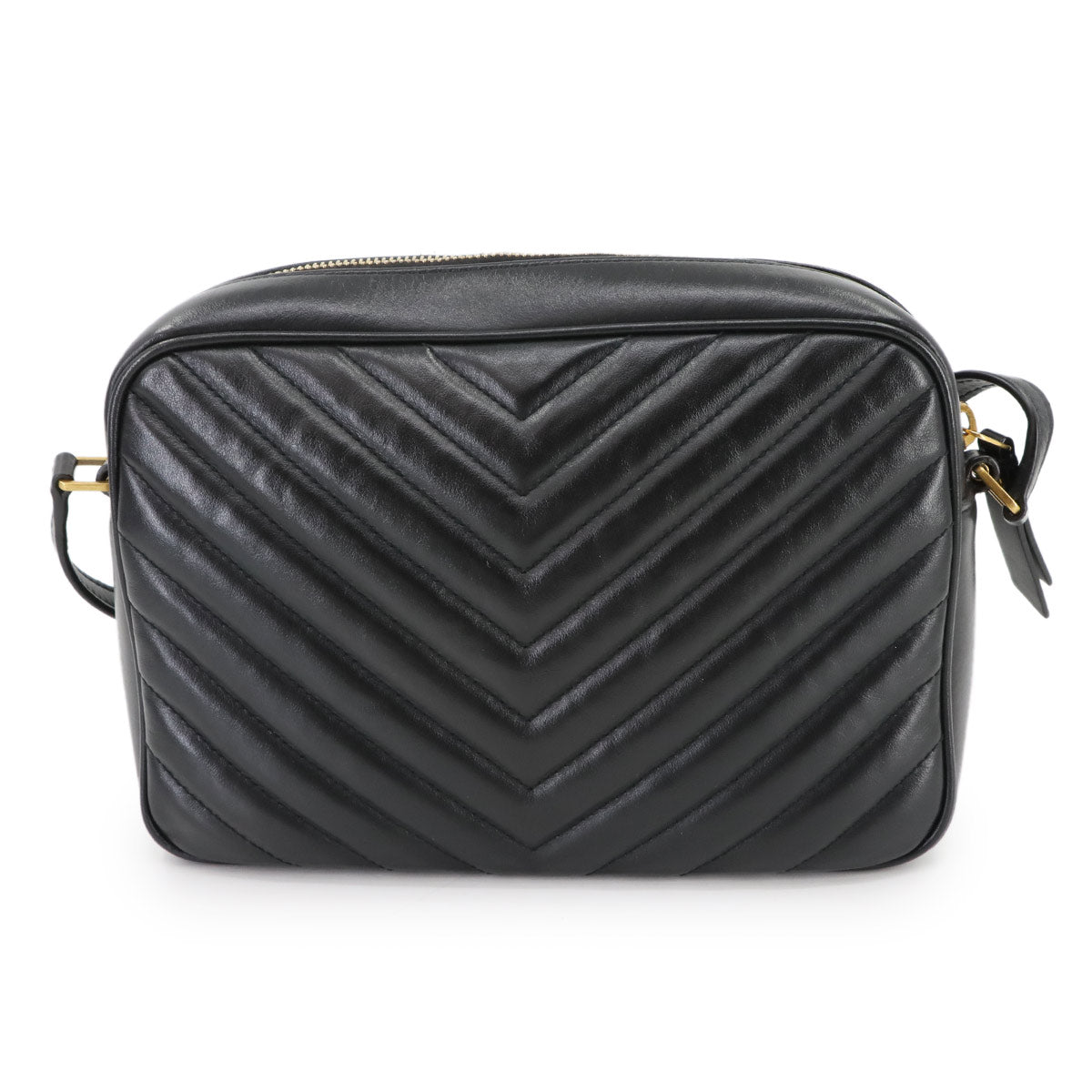 Lou Camera Shoulder Bag Leather Black 612544