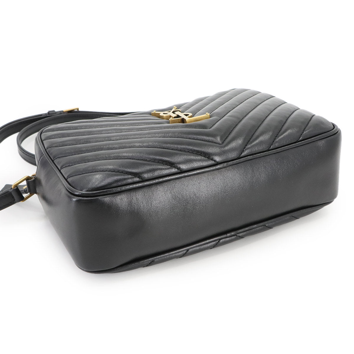 Lou Camera Shoulder Bag Leather Black 612544