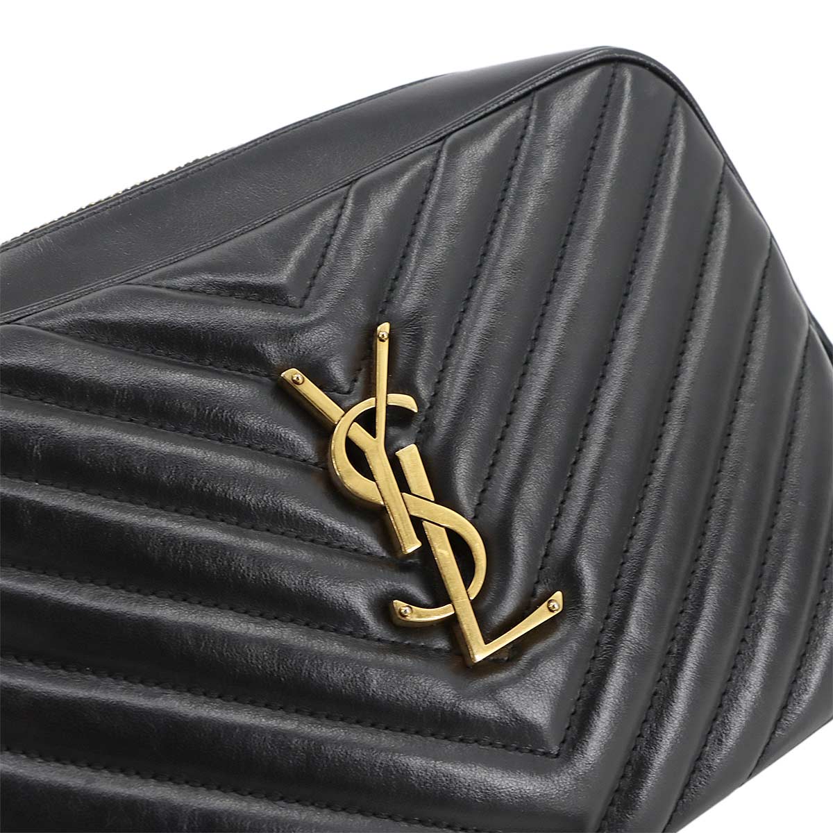 Lou Camera Shoulder Bag Leather Black 612544