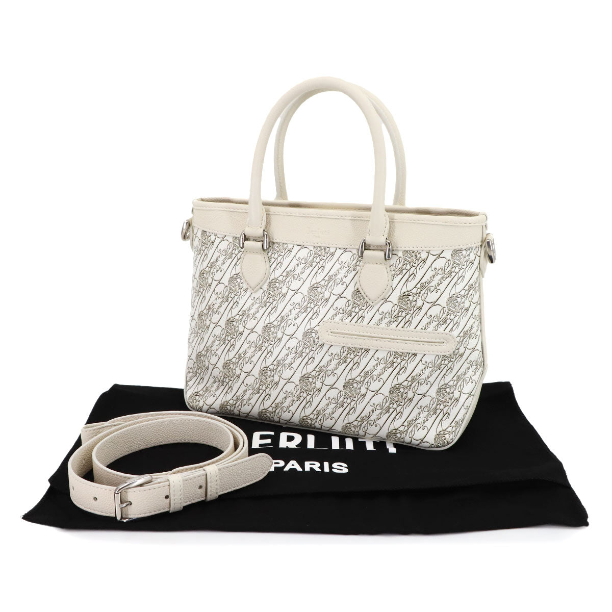 Toujours XS Tote Shoulder Bag Toile Marbeuf Canvas Leather