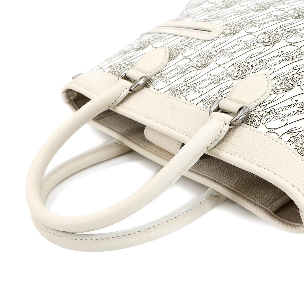 Toujours XS Tote Shoulder Bag Toile Marbeuf Canvas Leather