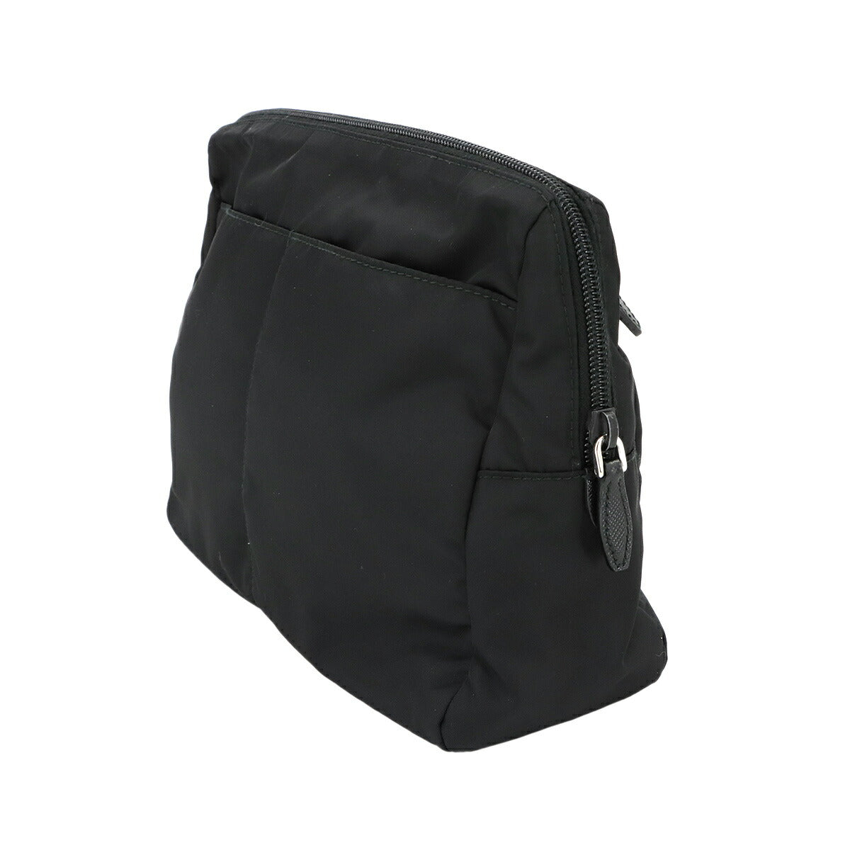 Pouch Nylon Black Purse Triangle Logo