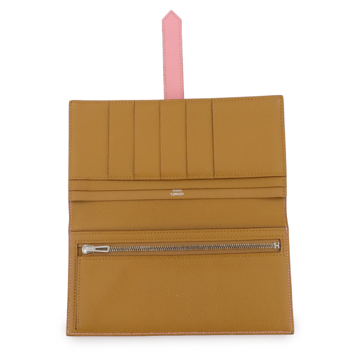 Bearn Souffle Long Wallet Epsom Rose confetti Sesami
