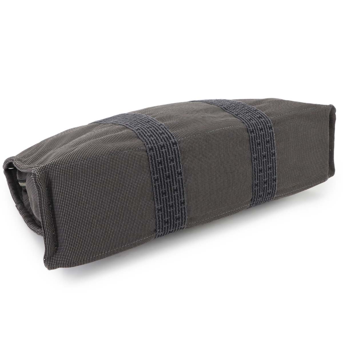 Herline Tote MM Bag Canvas Gray Unisex Purse