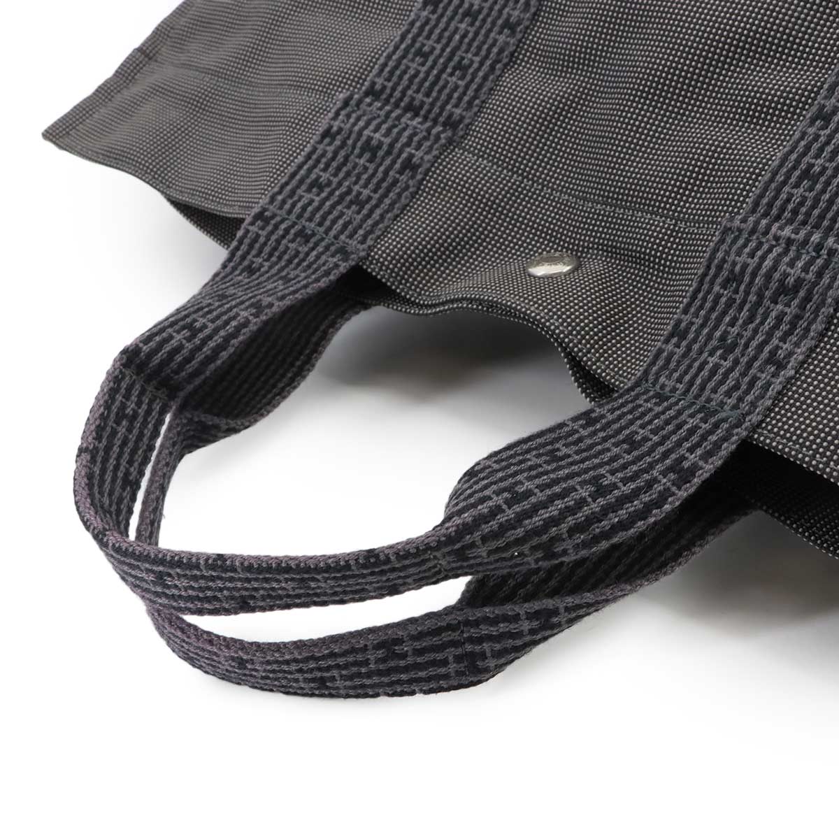 Herline Tote MM Bag Canvas Gray Unisex Purse