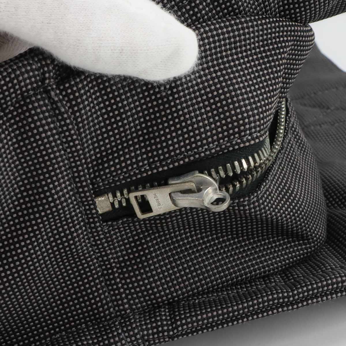 Herline Tote MM Bag Canvas Gray Unisex Purse