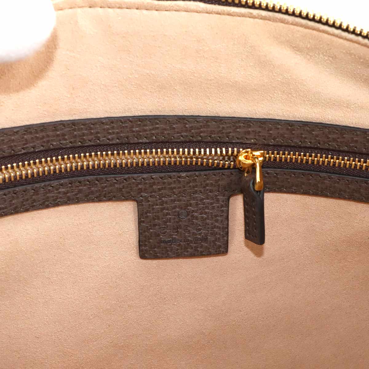 Ophidia Top Handle Hand Shoulder Bag GG Supreme Beige 524532