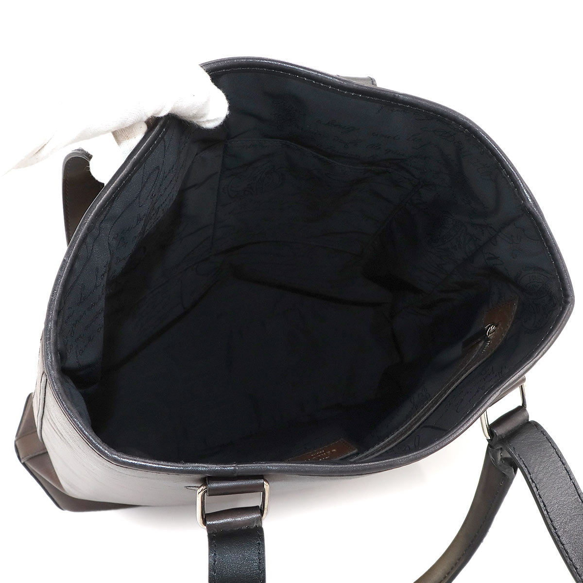 Calligraphy Toujours Vertical Tote Shoulder Bag