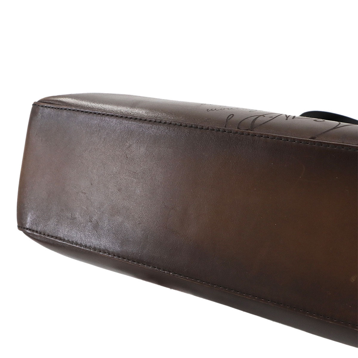 Calligraphy Toujours Vertical Tote Shoulder Bag