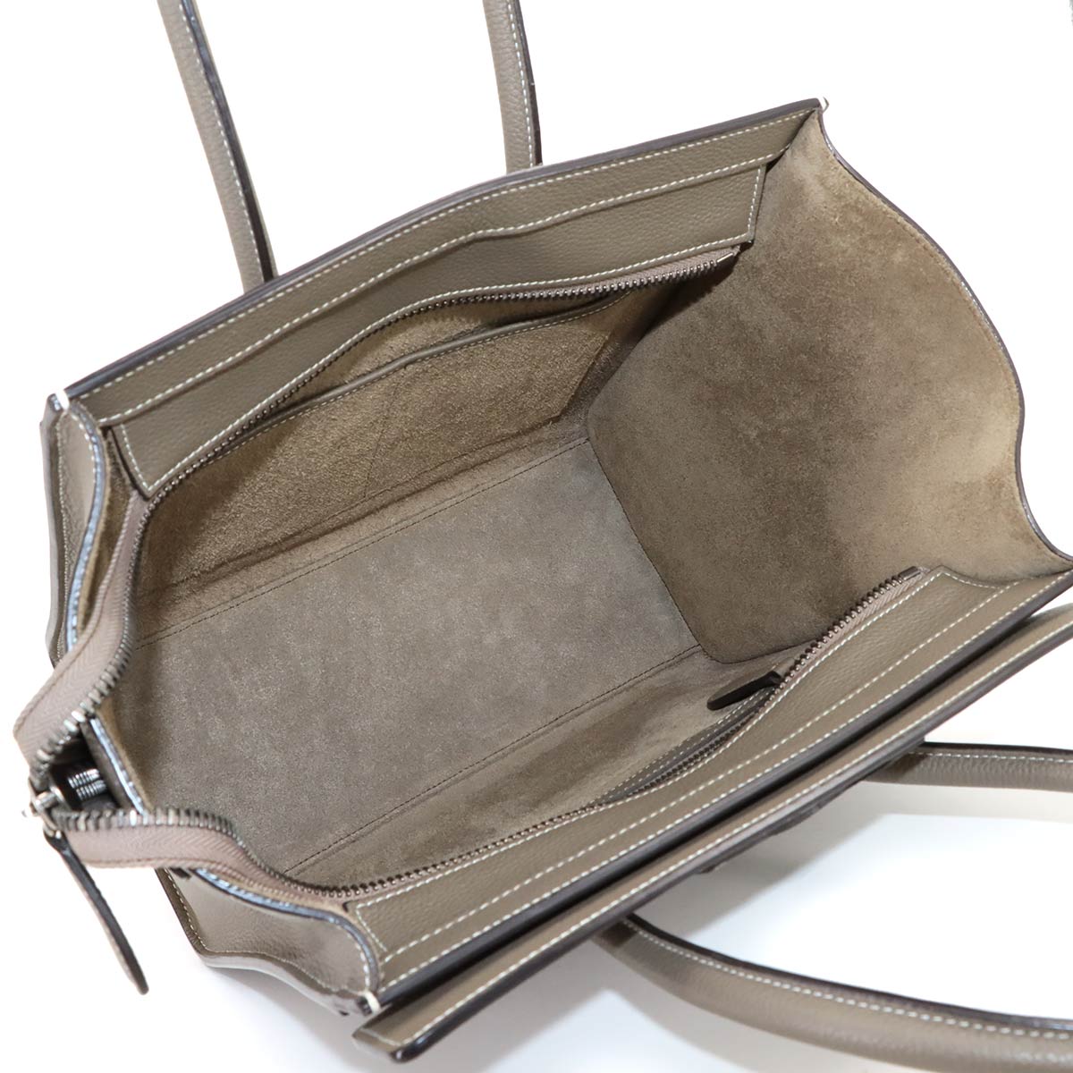 Luggage Micro Shopper Hand Bag Leather Souris 167793 Purse