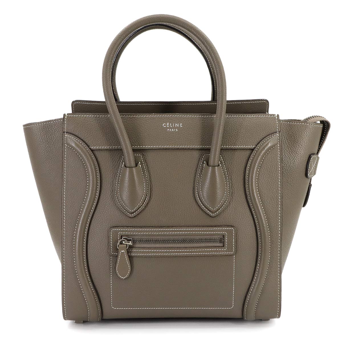 Luggage Micro Shopper Hand Bag Leather Souris 167793 Purse