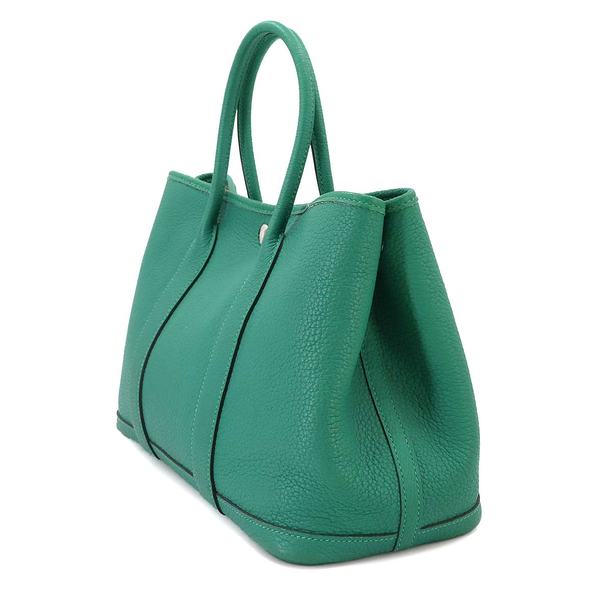 Garden Party TPM Tote Bag Leather Negonda Vert Verone Purse