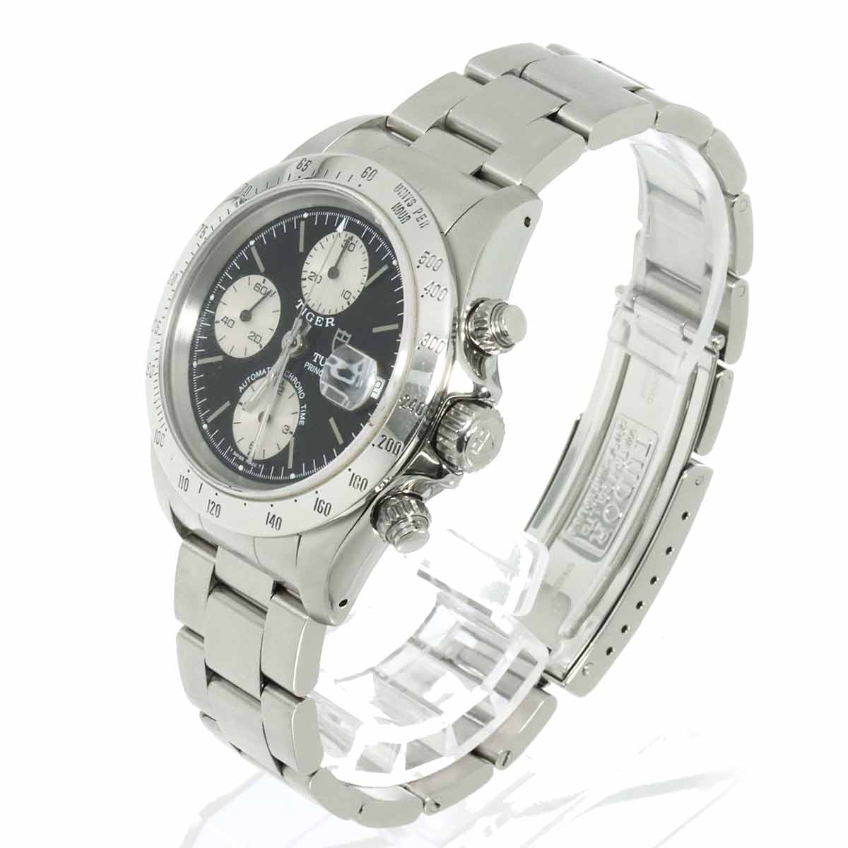 Chrono Time Prince Date 79280 Date Automatic Black Dial Mens