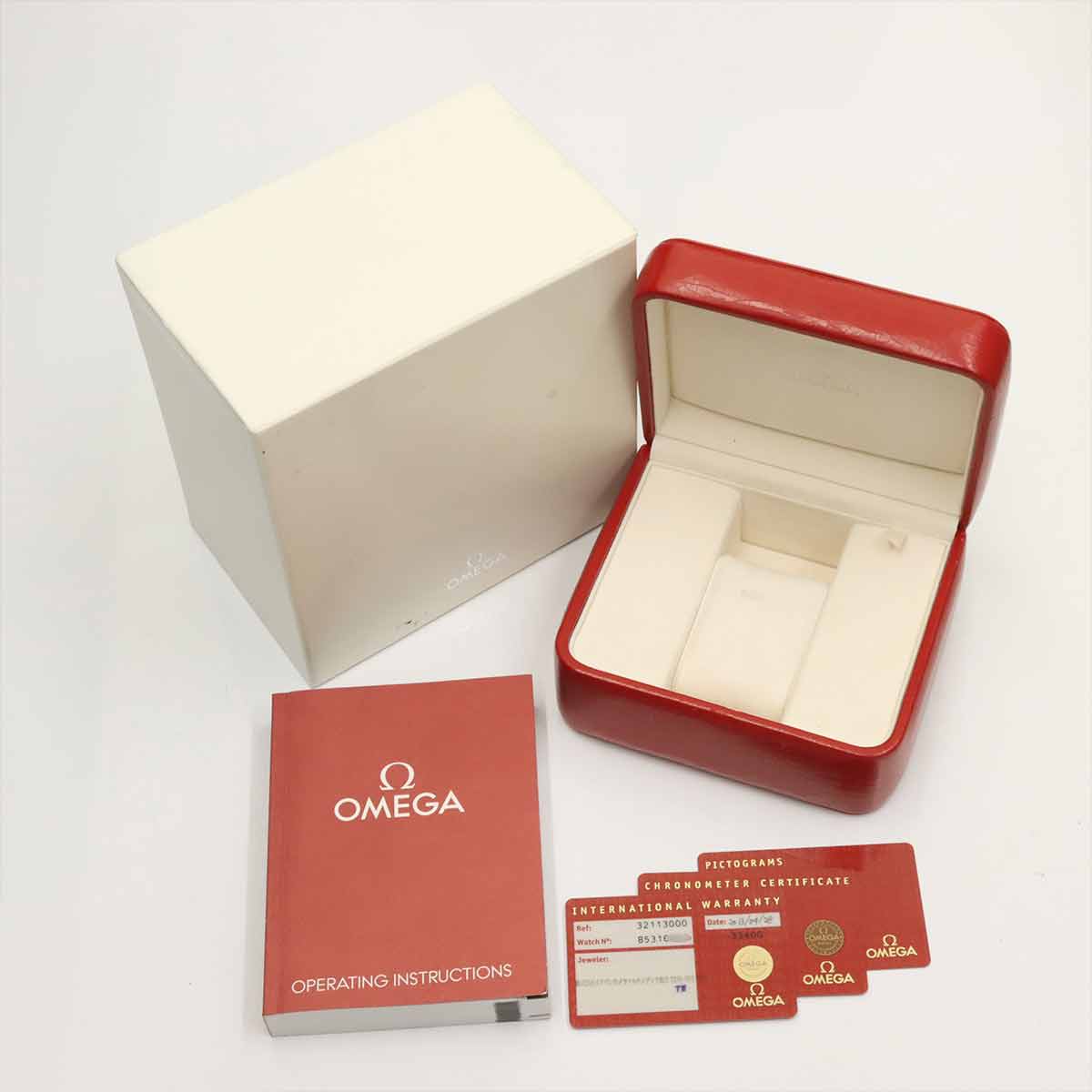 Speedmaster Date 3211 30 Chronograph Automatic Silver Dial Mens