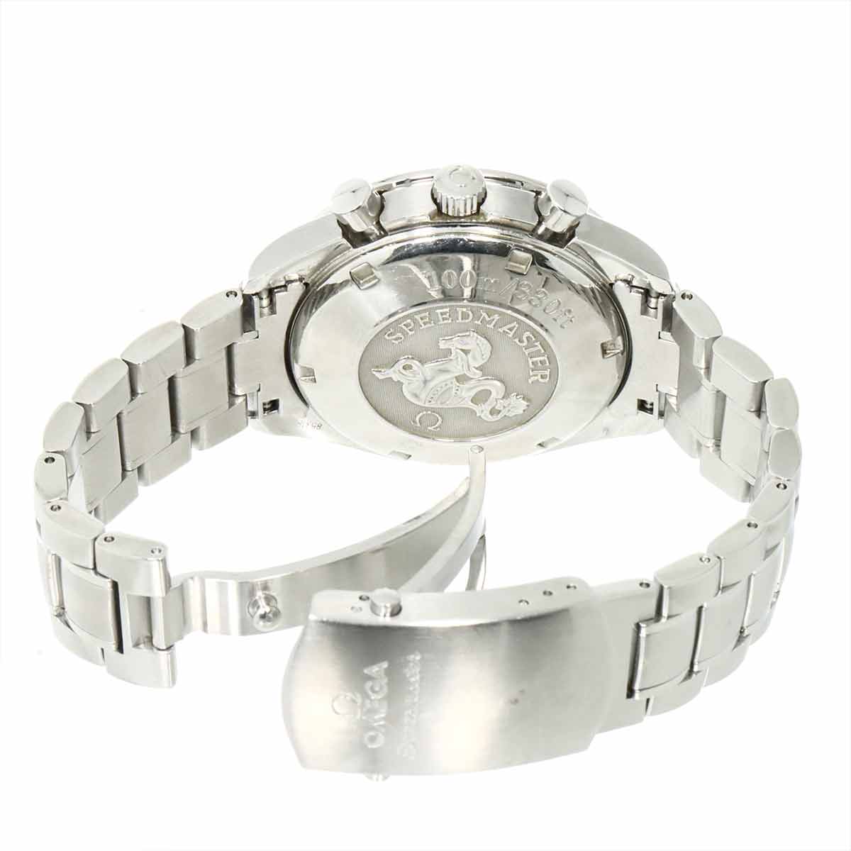 Speedmaster Date 3211 30 Chronograph Automatic Silver Dial Mens