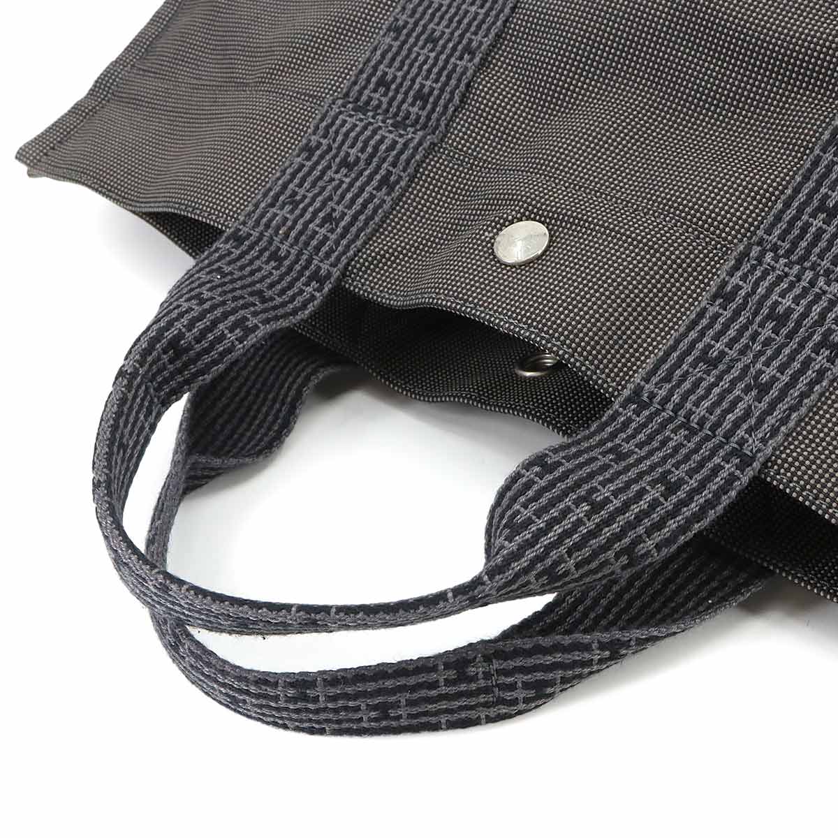 Herline Tote MM Bag Canvas Gray Unisex Purse