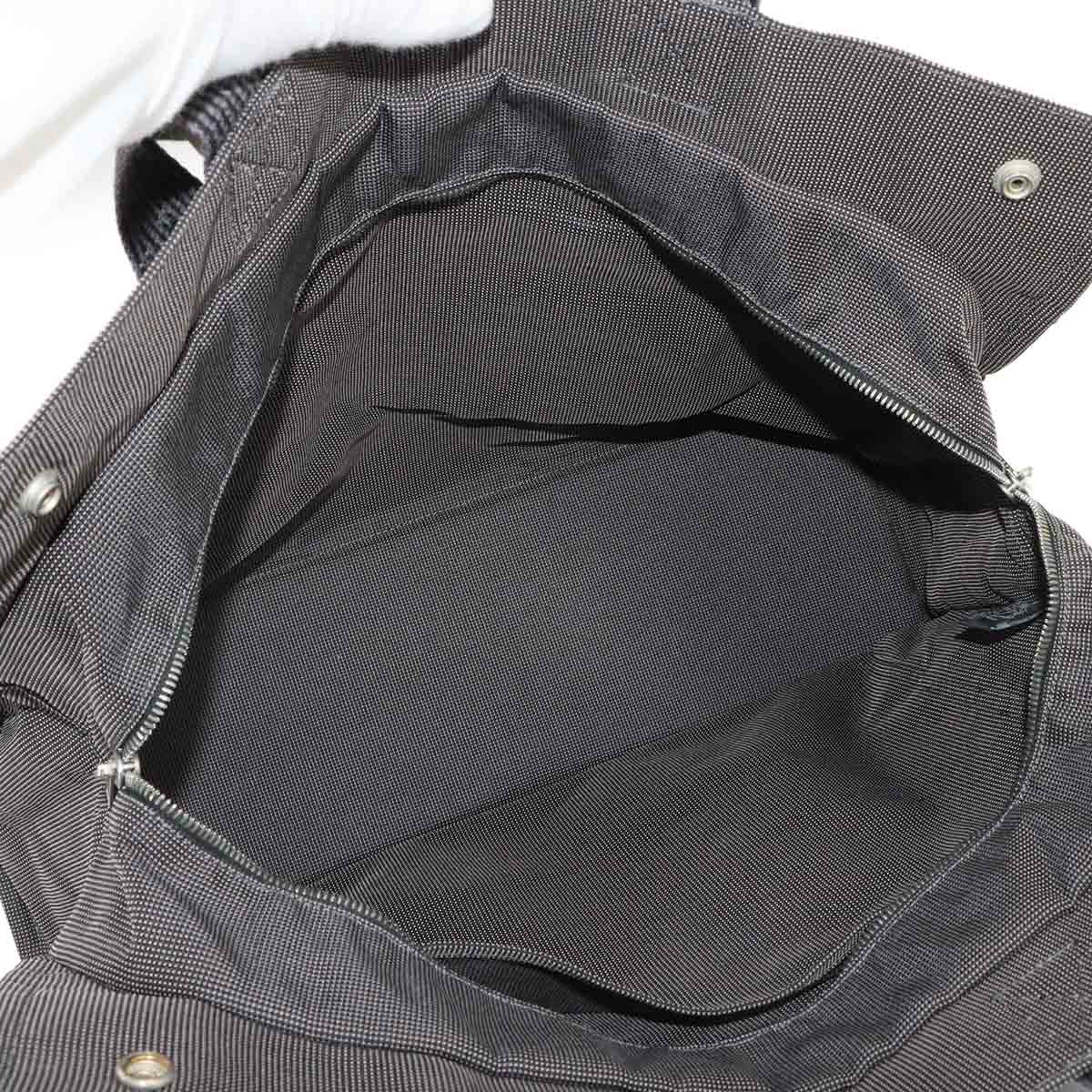 Herline Tote GM Bag Canvas Gray Purse