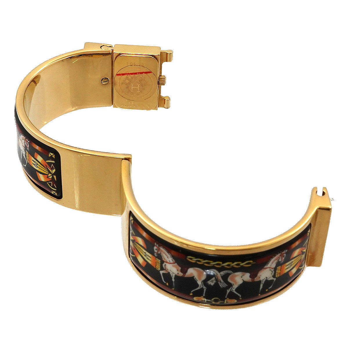 Loquet LO1.201 Quartz Gold Dial Ladies Bngle Watch