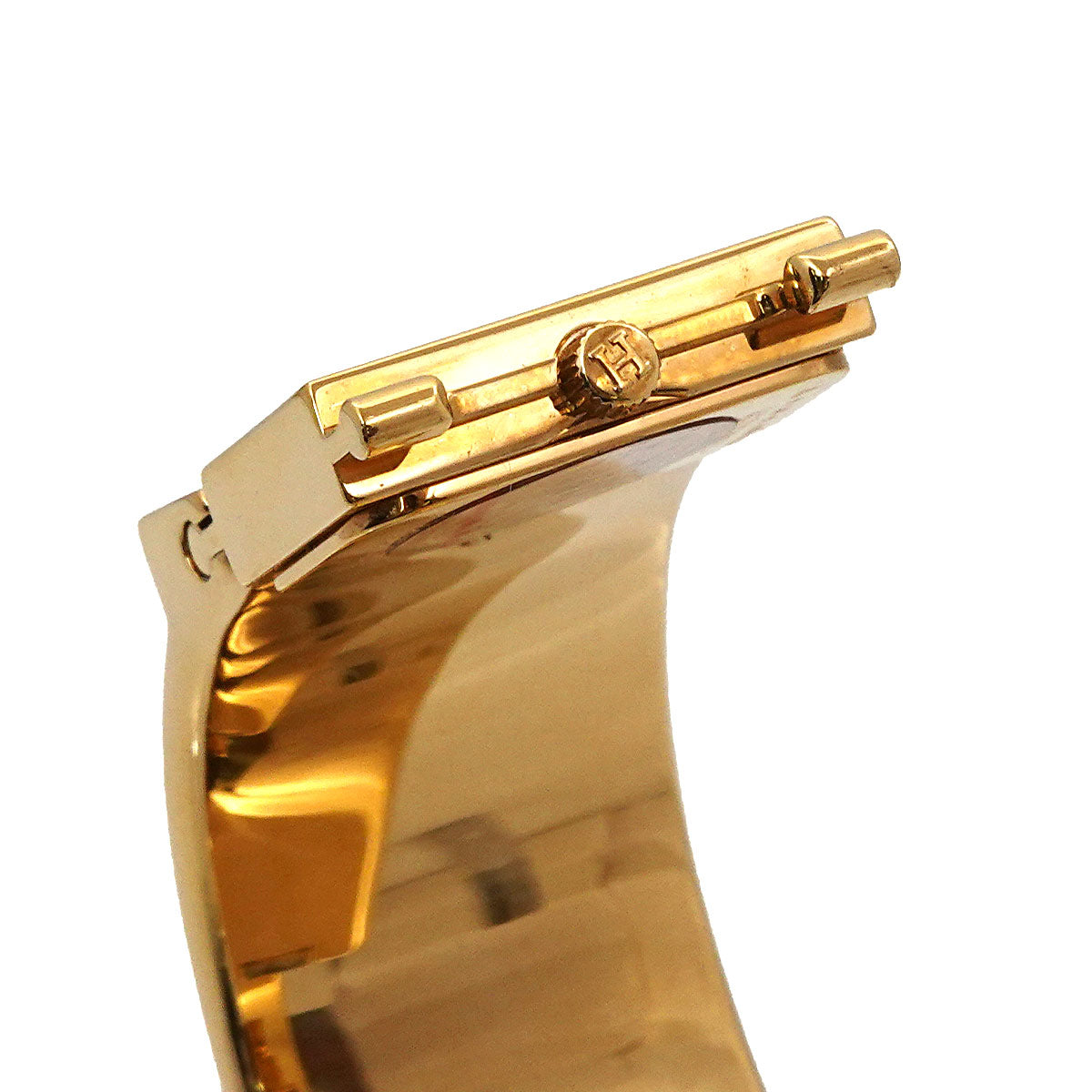 Loquet LO1.201 Quartz Gold Dial Ladies Bngle Watch