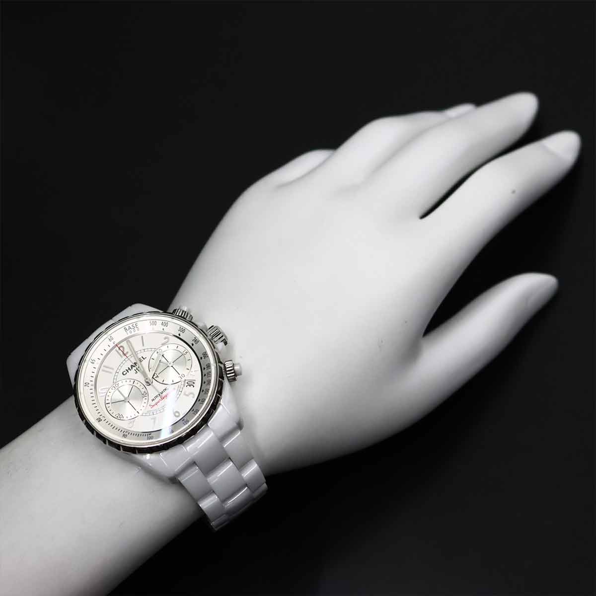 J12 Superleggera H3410 Chronograph Automatic Silver Dial Mens