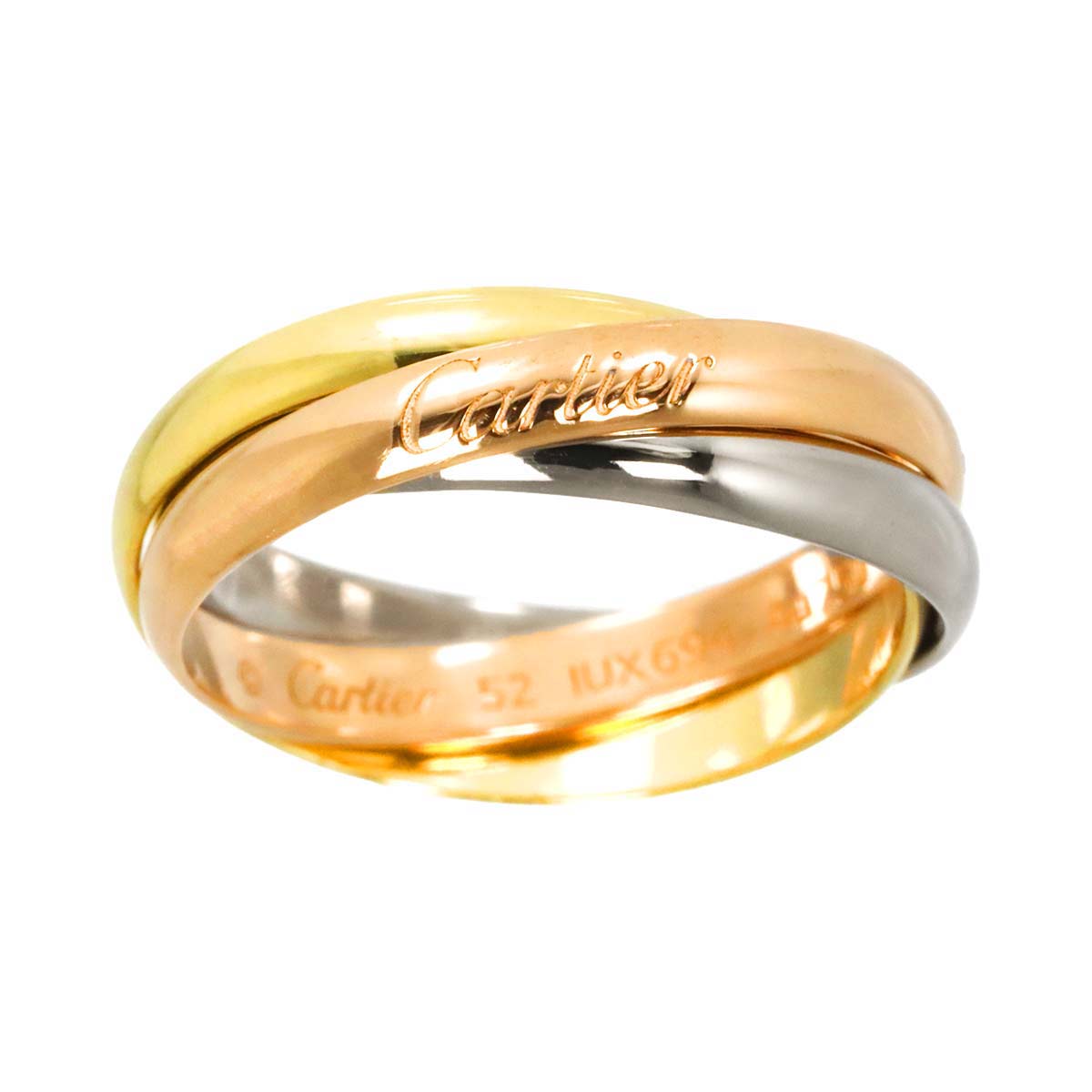 Trinity SM Ring 18K YG WG PG 750 Size52 6(US)