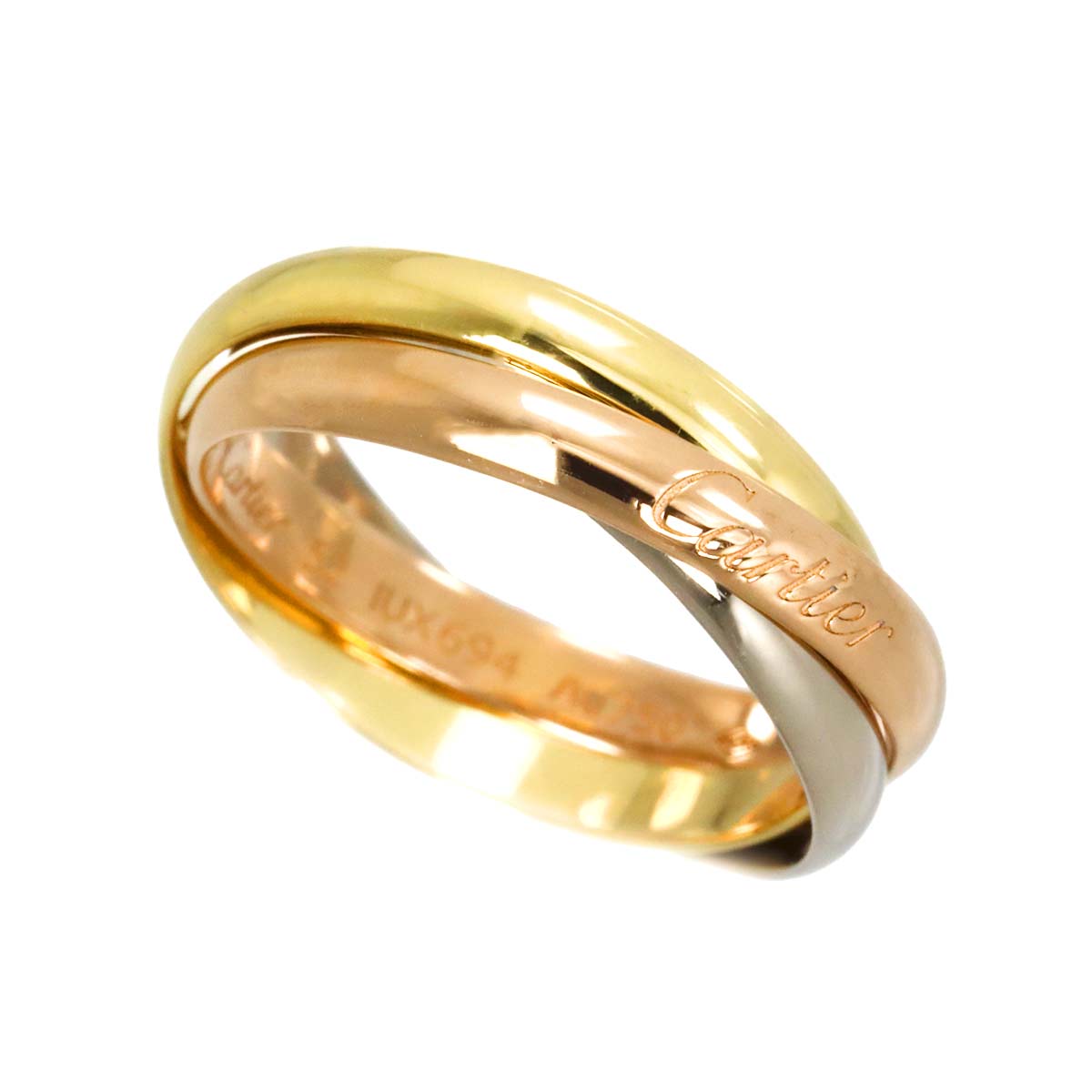 Trinity SM Ring 18K YG WG PG 750 Size52 6(US)