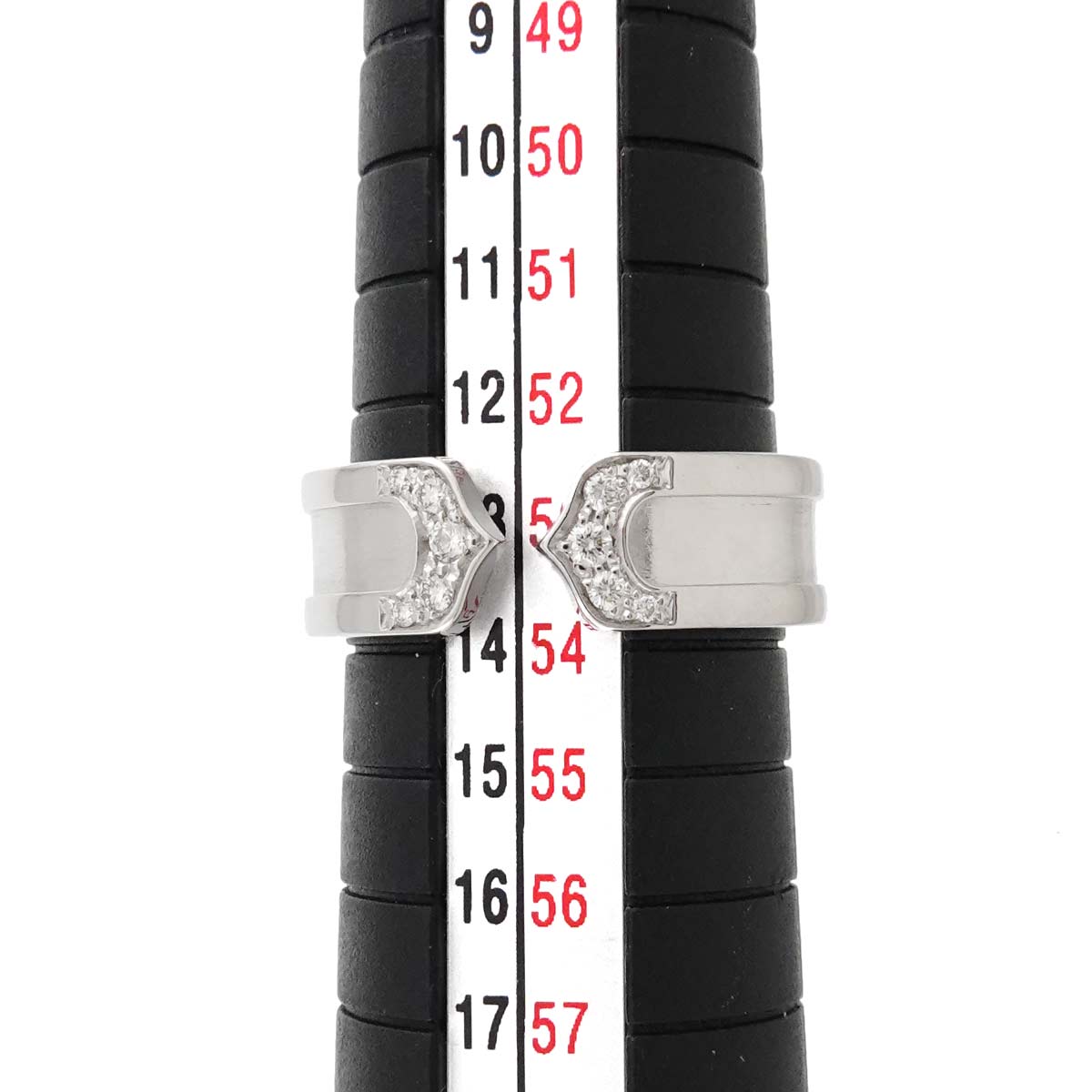 C2 Diamond SM Ring 18K WG 750 Size53 6.25-6.5(US)