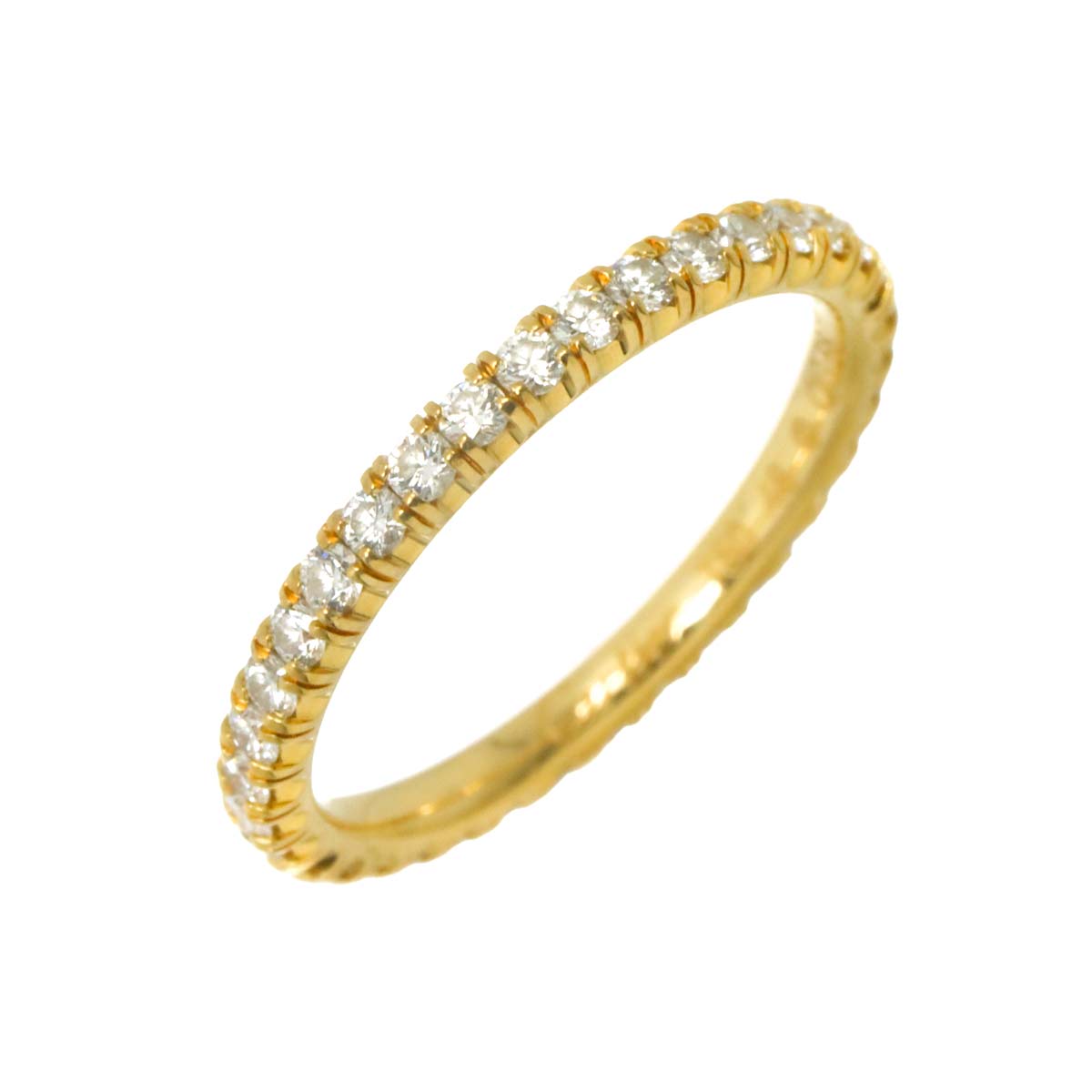 Etincelle De Diamond Ring 18K YG 750 size48 4.5(US)