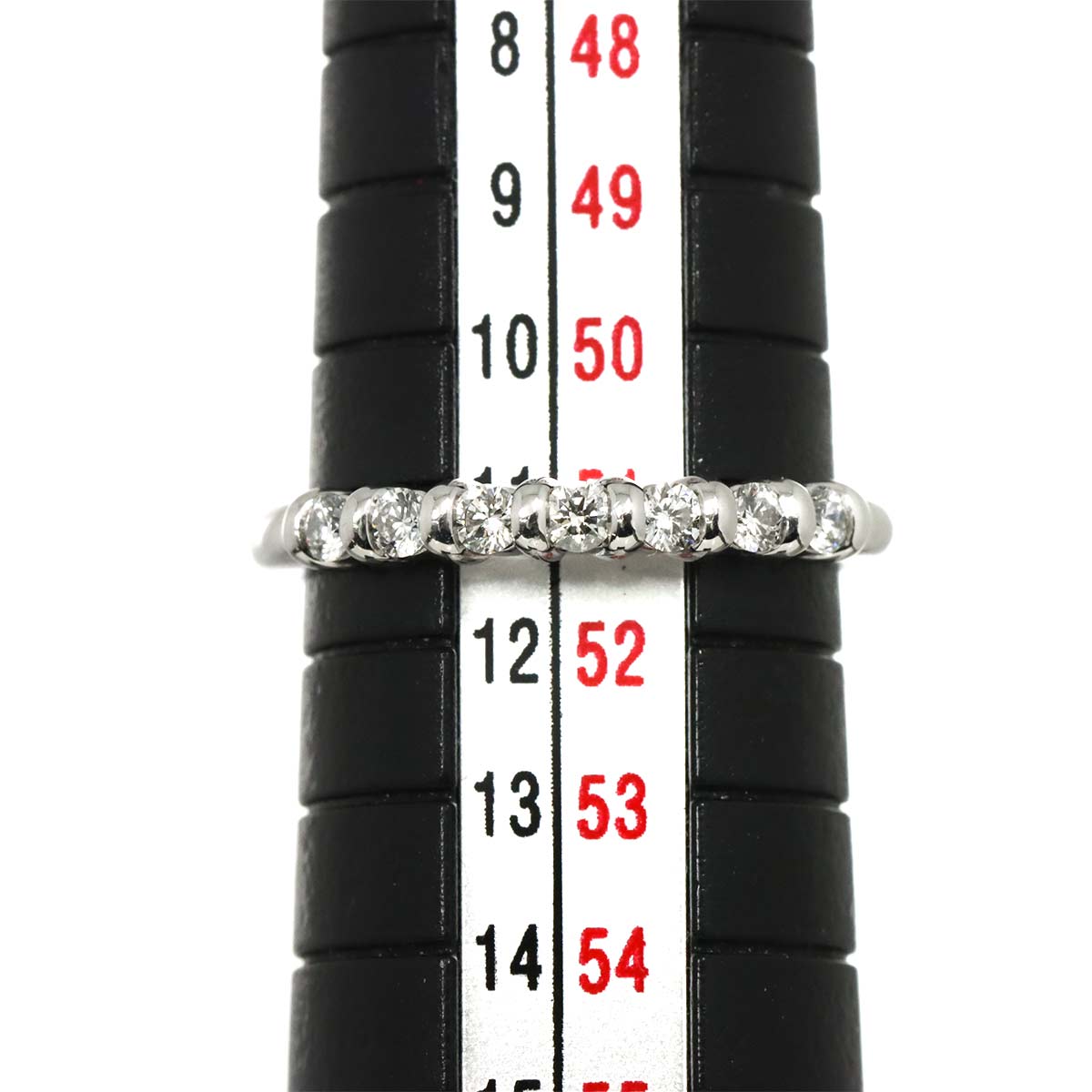 Diamond 0.25ct Ring 18K White Gold 750 Size5.5-5.75(US)