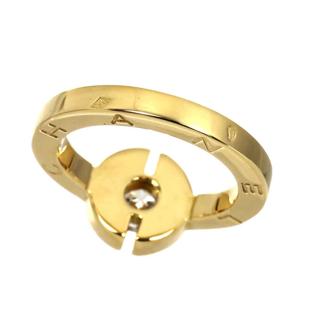 Diamond Ring 18K Yellow Gold 750 Size50 4.75-5(US)