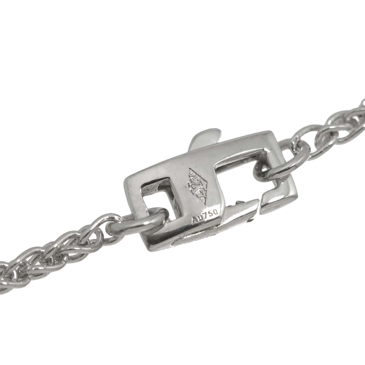 Pendentif Diamond Necklace 18K WG 750